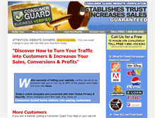 Tablet Screenshot of consumer-guard.com